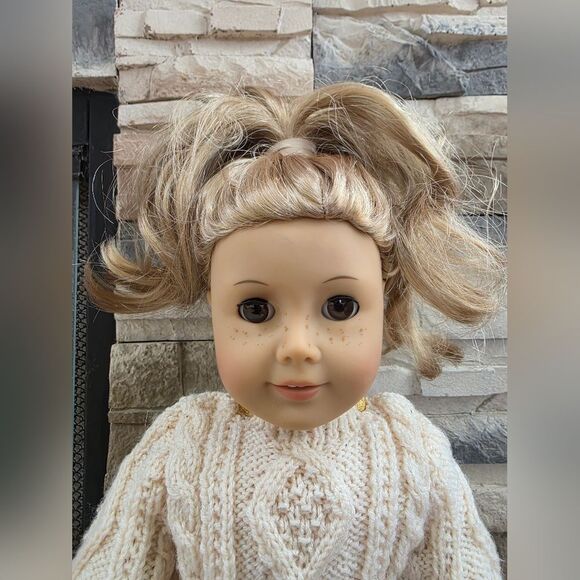 American Girl 18"  Doll Blonde Hair Isabelle Doll Brown Eyes Pleasant Co Vtg - Picture 12 of 15